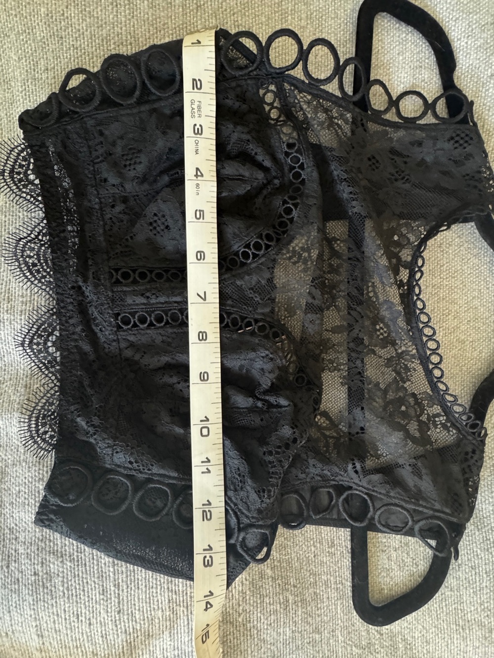 Victoria's Secret Black Lace Sheer Bralette Top - Picture 14 of 15